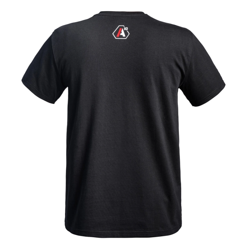 T-shirt SIGNATURE noir logo blanc/rouge  Taille     XS