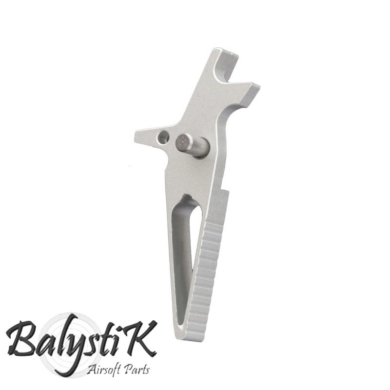 Balystik détente CNC aluminium pour M4 AEG (Silver)