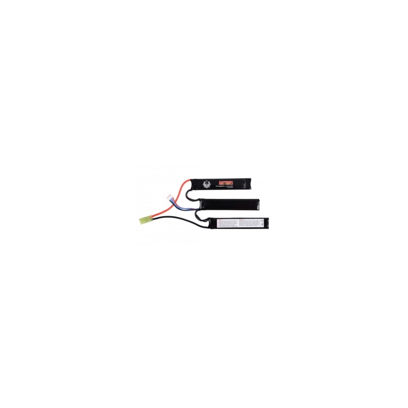 BATTERIE LIPO 11.1V 1100MAH 25C (3PC) DUEL CODE