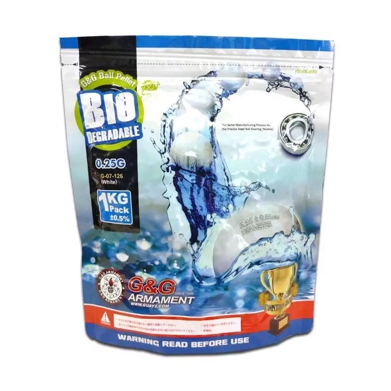 BIO BB 0.25G 1KG BLANCHE G&G (G-07-126)