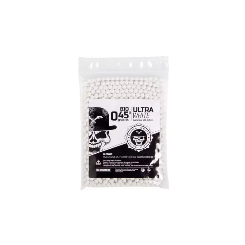 BIO BB 0.45G ULTRA WHITE 1000RDS DUEL CODE