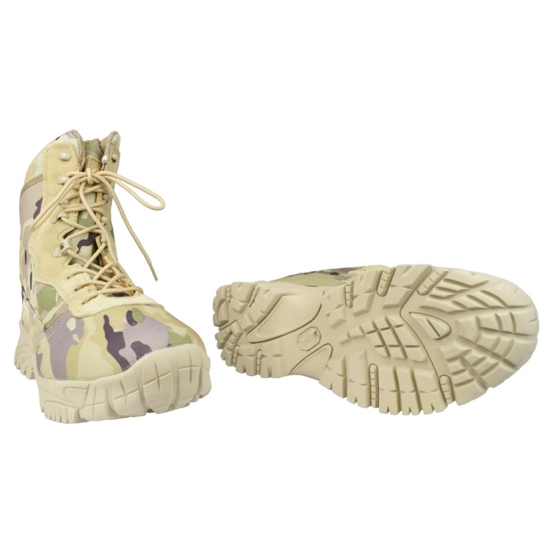 BOTTES MILITAIRES DE COMBAT ROYAL MULTICAM TAILLE 44EU (RP-BCM-44)