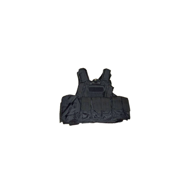 GILET TACTIQUE ROYAL NOIR (V1026B)