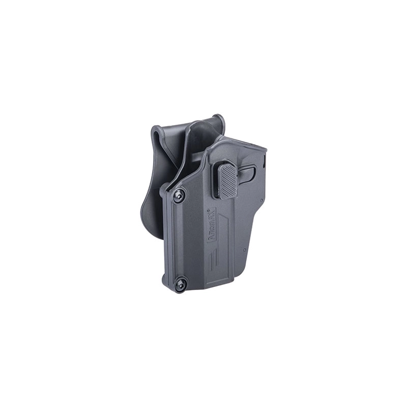 HOLSTER RIGIDE AMOMAX G2 UNIVERSEL GAUCHER NOIR