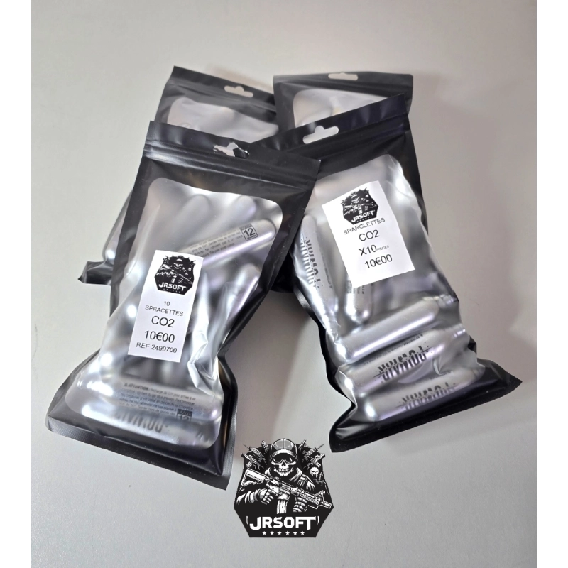 LOT DE 10 SPARCLETTES CO2 - 12gr