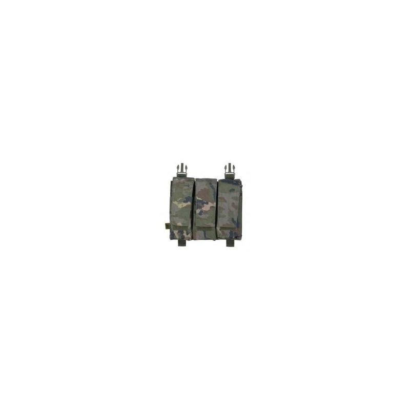PANNEAU TRIPLE RABAT M4 FORCE WOODLAND ESPAGNOL DELTA TACTICS